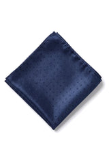 Cavani Satin-Krawatte – Passende Herren-Krawatte aus Satin-Seide, Einstecktuch, Taschentuch und Krawattenklammer, gepunktet, für Hochzeit, Abschlussball, Büro