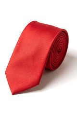 Cavani Satin-Krawatte – Passende Herren-Krawatte aus Satin-Seide, Einstecktuch, Taschentuch und Krawattenklammer, gepunktet, für Hochzeit, Abschlussball, Büro