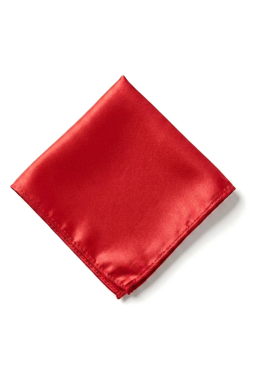 Cavani Satin-Krawatte – Passende Herren-Krawatte aus Satin-Seide, Einstecktuch, Taschentuch und Krawattenklammer, gepunktet, für Hochzeit, Abschlussball, Büro