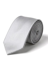 Cavani Satin-Krawatte – Passende Herren-Krawatte aus Satin-Seide, Einstecktuch, Taschentuch und Krawattenklammer, gepunktet, für Hochzeit, Abschlussball, Büro