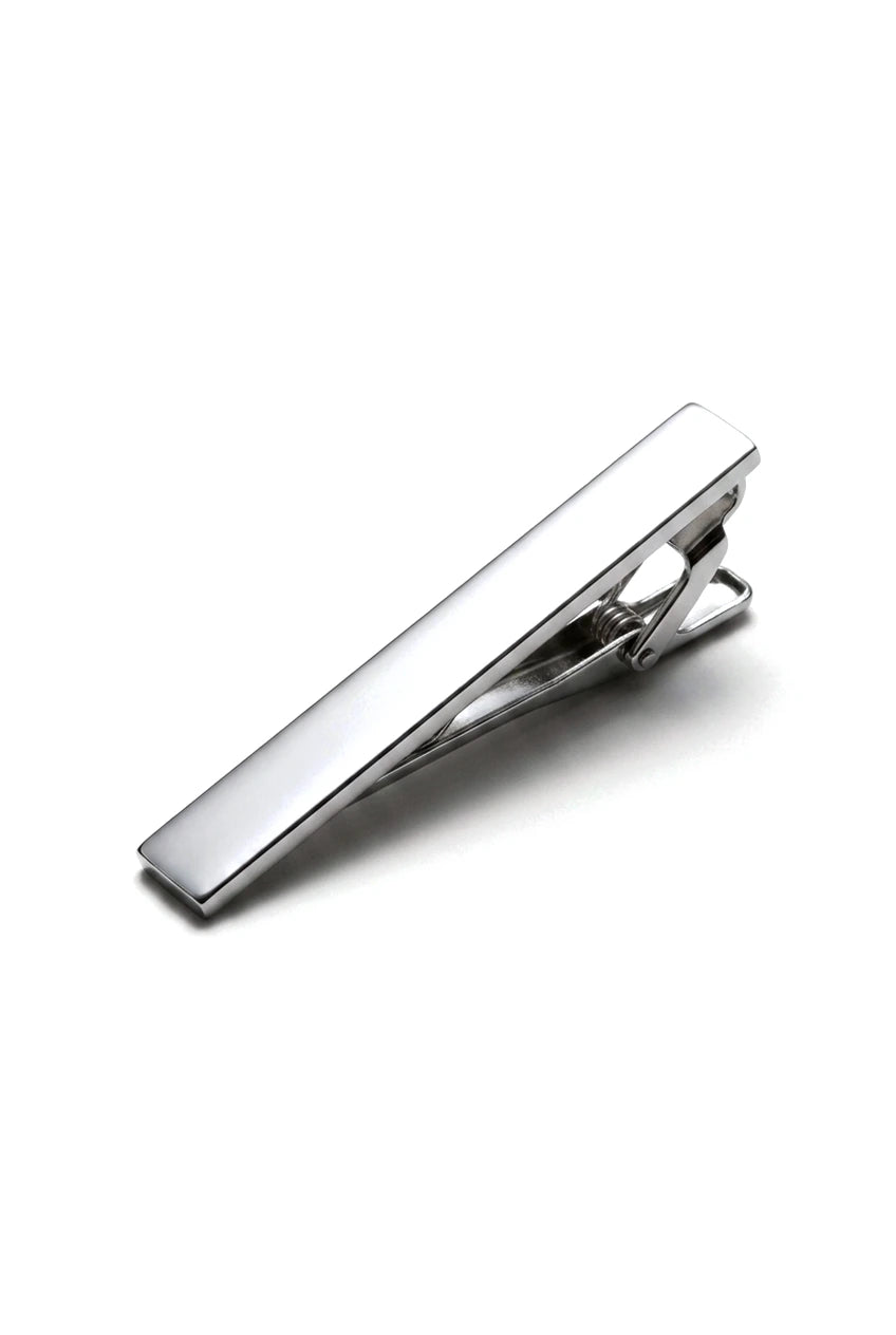 Cavani Satin-Krawatte – Passende Herren-Krawatte aus Satin-Seide, Einstecktuch, Taschentuch und Krawattenklammer, gepunktet, für Hochzeit, Abschlussball, Büro