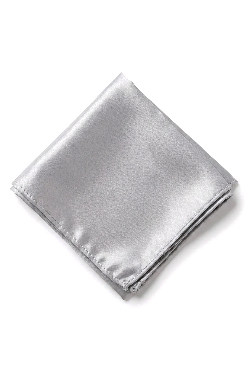 Cavani Satin-Krawatte – Passende Herren-Krawatte aus Satin-Seide, Einstecktuch, Taschentuch und Krawattenklammer, gepunktet, für Hochzeit, Abschlussball, Büro