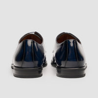 Chester - Herren-Derbyschuhe in Marineblau mit Hochglanzpolitur