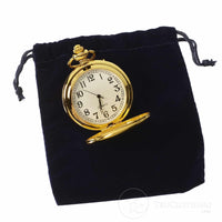 Classic 1920's Vintage Peaky Blinders Pocket Watch with Chain-Gold