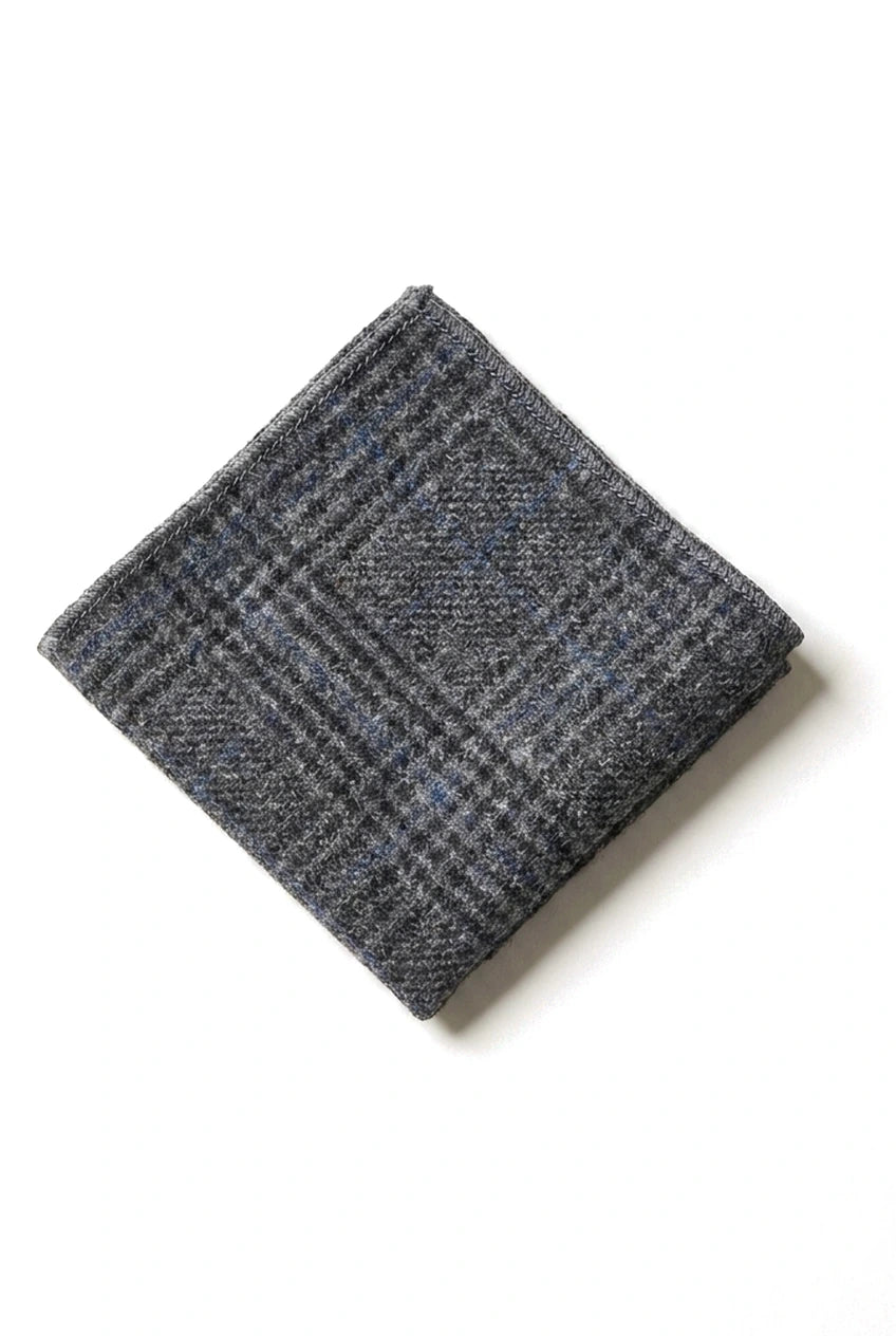 Vergleichen Sie Farbe Herren Tweed Fischgrät Grau Krawatte Einstecktuch Check Classic