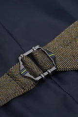 Damon - Olivgrüne Herren-Zweireiherweste