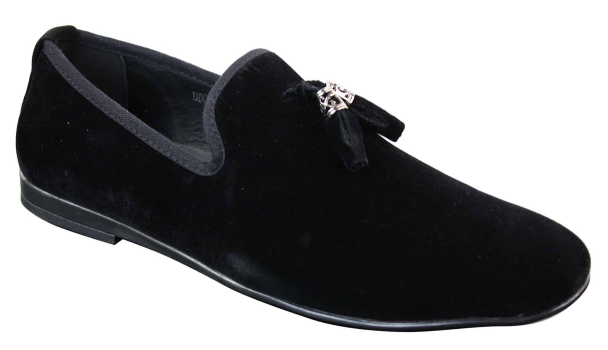 Elong dd0019 - Mens Velvet Slip On Suede Tassle Driving Shoes Loafers Smart Casual Wine Navy