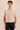 Beiges geripptes Herren-Poloshirt