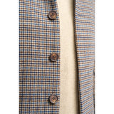 Eddie - Men's Tan Brown Wool Blend Tweed Overcoat