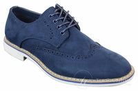 Elong EL0635 - Mens Smart Casual Suede Nubuck Leather Brogues