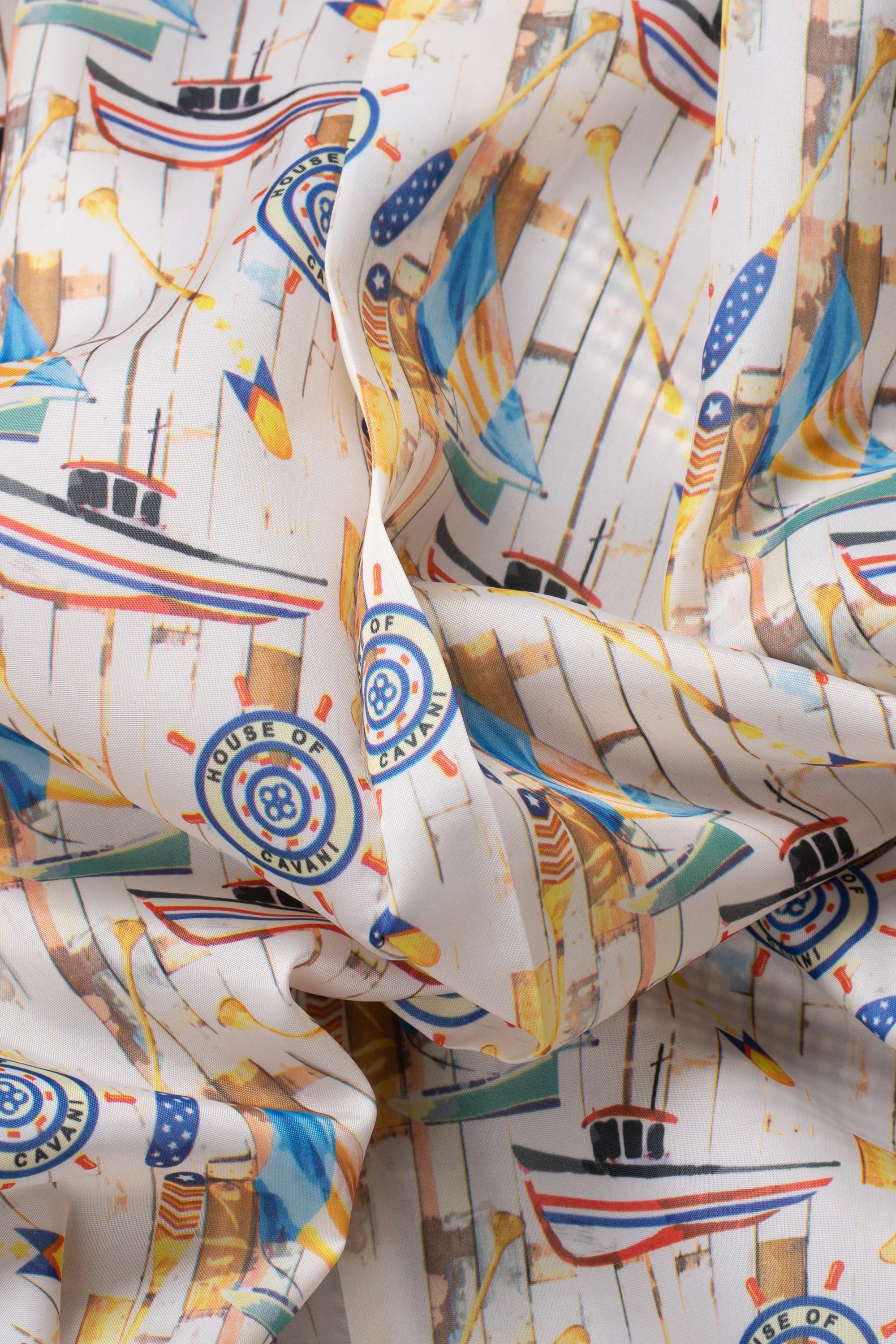 Beigefarbener, marineblauer Anzug für Herren mit Karomuster