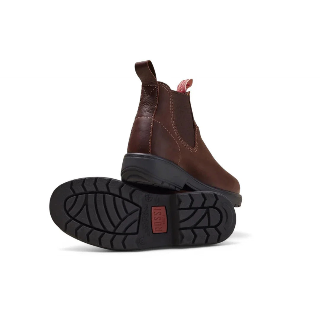 Endura 303 – Chelsea Boots aus rotbraunem Leder