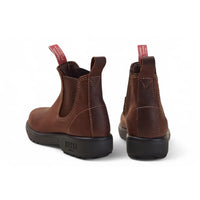 Endura 303 – Chelsea Boots aus rotbraunem Leder