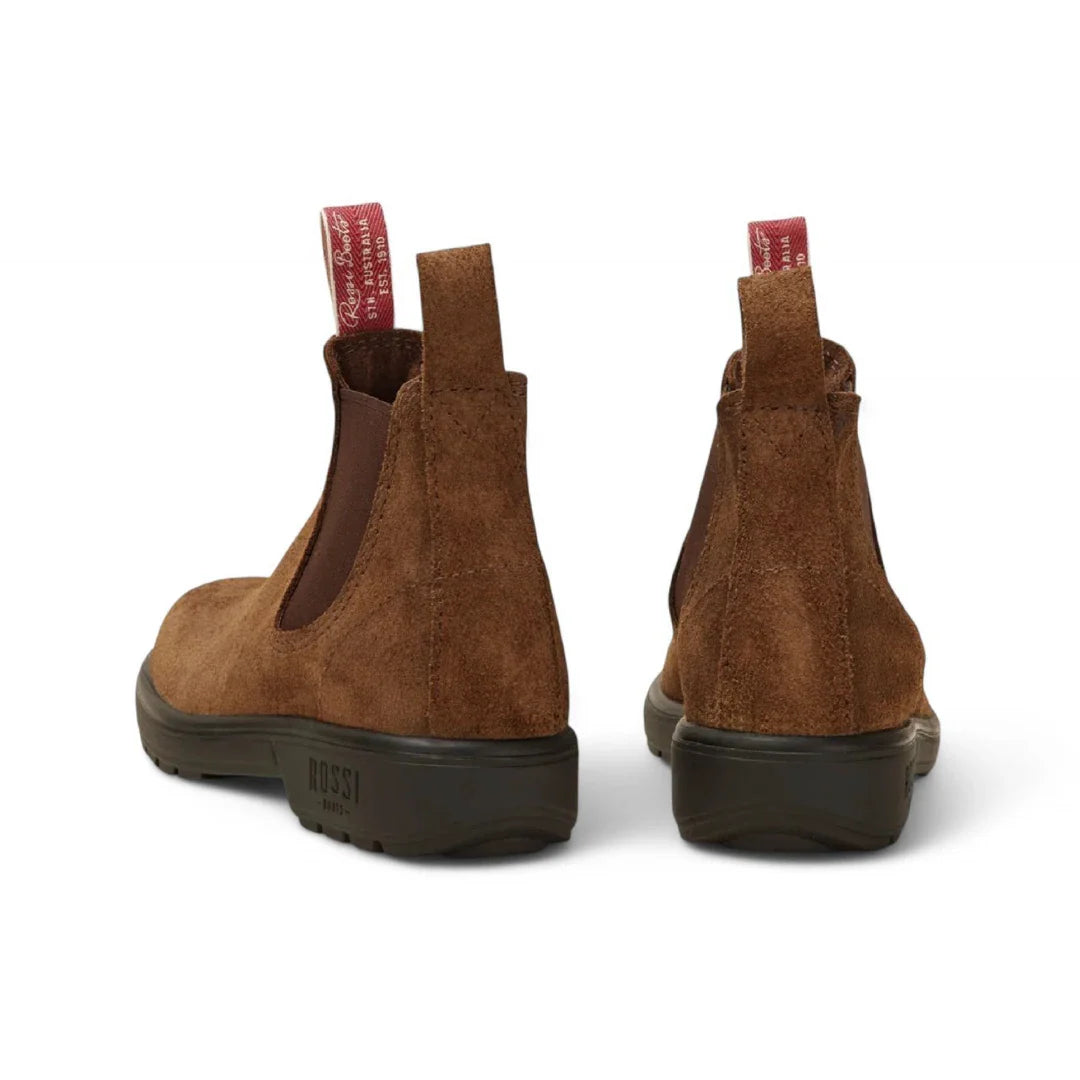 Endura 303 – Chelsea Boots aus rustikalem braunem Wildleder