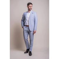 Fredrik - Men's Light Blue Summer Blazer