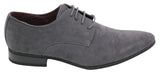 Mens Laced Smart Casual Suede Shoes Red Green Black Grey Italian