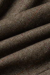Herrenanzug aus olivgrünem Tweed mit Karomuster