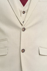 Hampton – Beigefarbener Herrenblazer