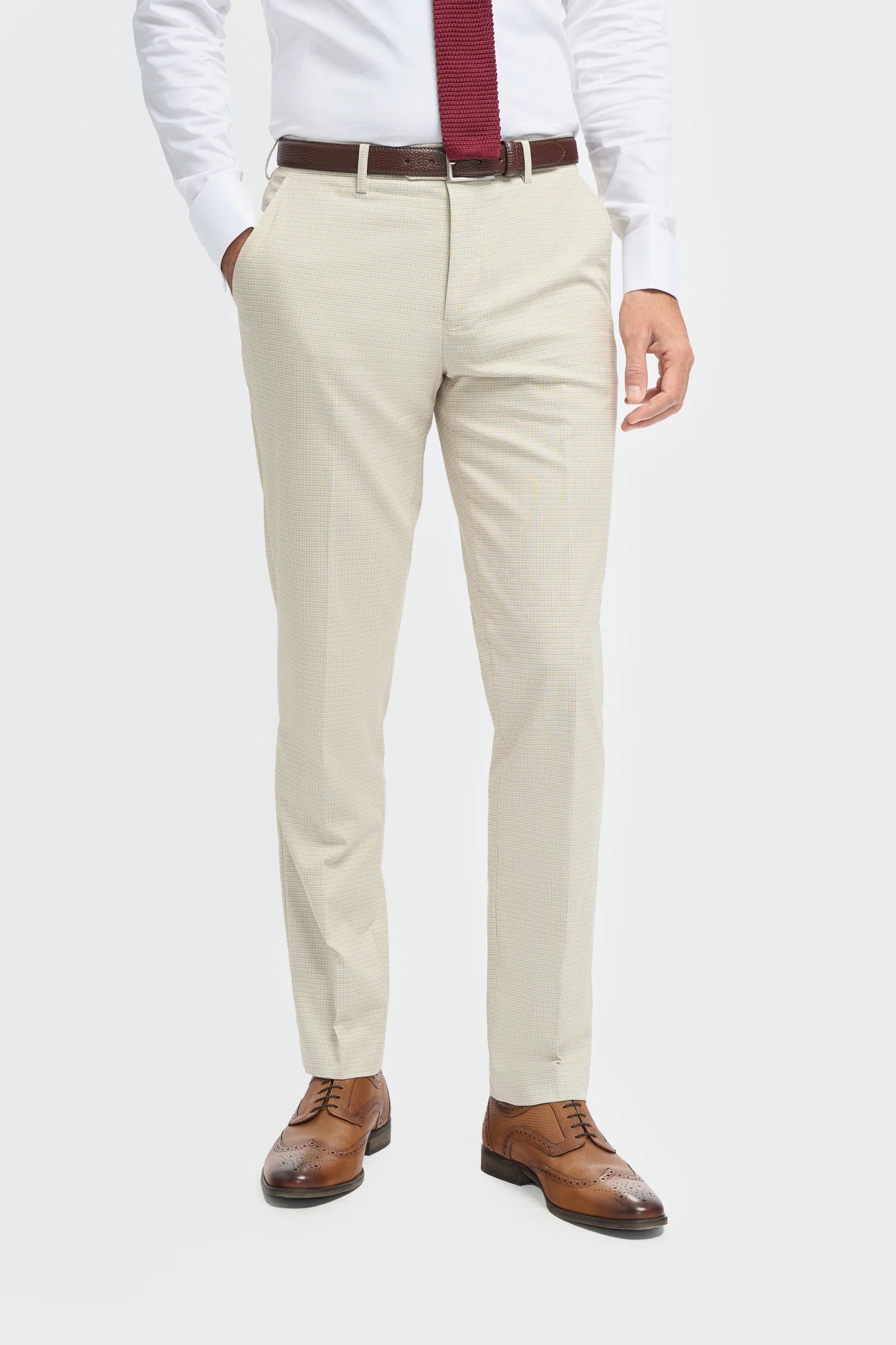 Hampton - Beige Herrenhosen