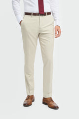 Hampton - Beige Herrenhosen