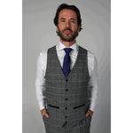 Harris - Men's Grey Tweed Waistcoat