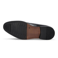Henley – Schwarze, klassische Derby-Schuhe für Herren mit schlichter Zehenkappe