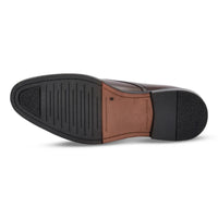 Henley - Braune Herren-Derbyschuhe mit klassischer, schlichter Zehenpartie