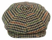 Men Classic Check Newsboy Cap