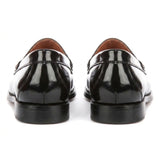 Joseph - Schwarze Herren-Penny-Slipper mit Hochglanzpolitur
