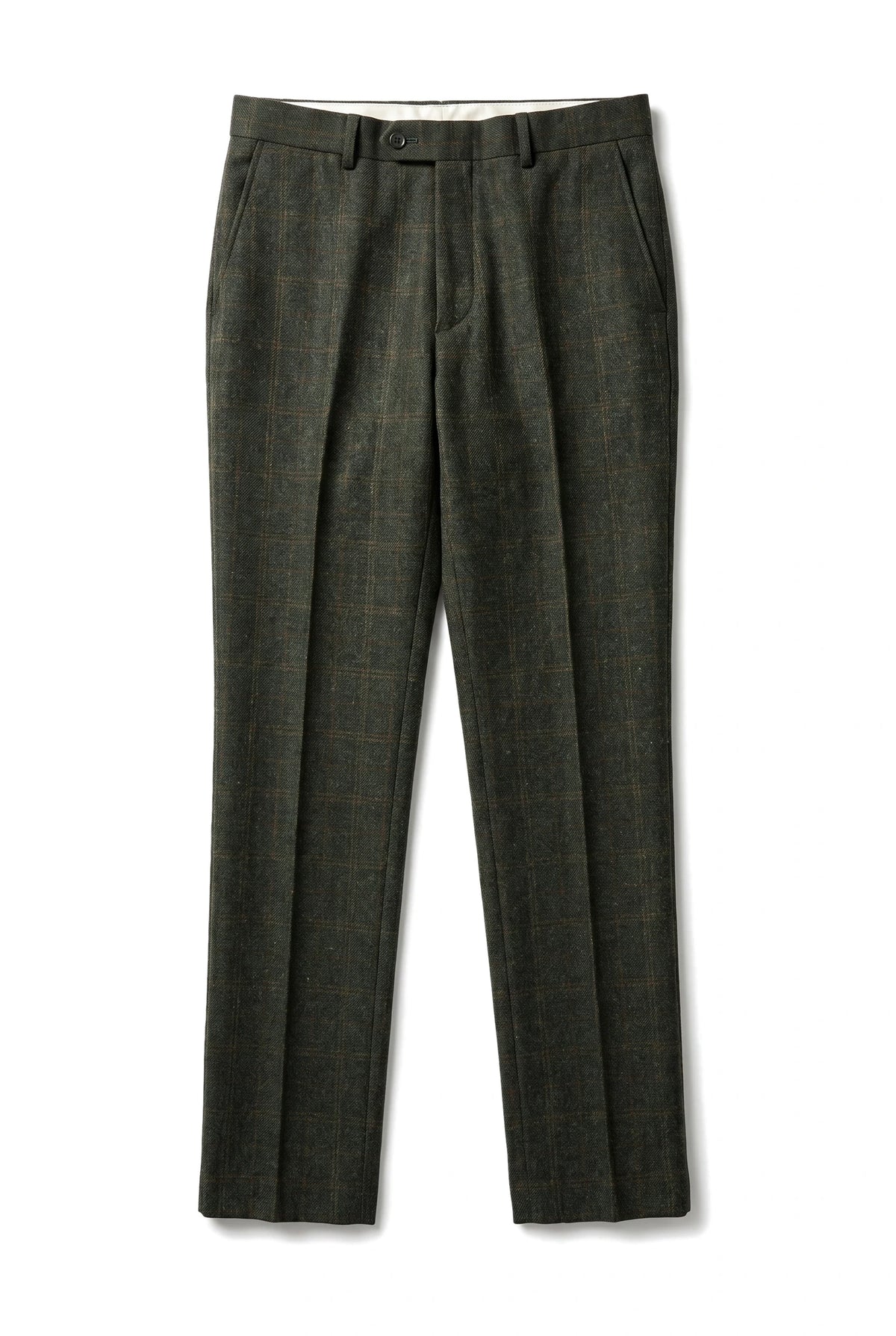 Joshua – Grüne Tweed-Karohose für Herren