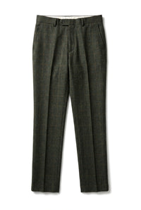 Joshua – Grüne Tweed-Karohose für Herren