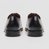 Lorenzo - Herren-Oxfordschuhe aus schwarzem, poliertem Leder
