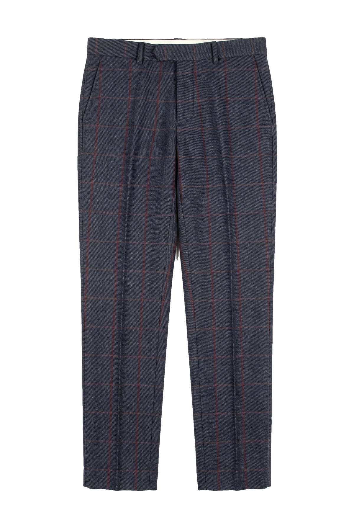 Madrid - Blaue Tweedhose für Herren