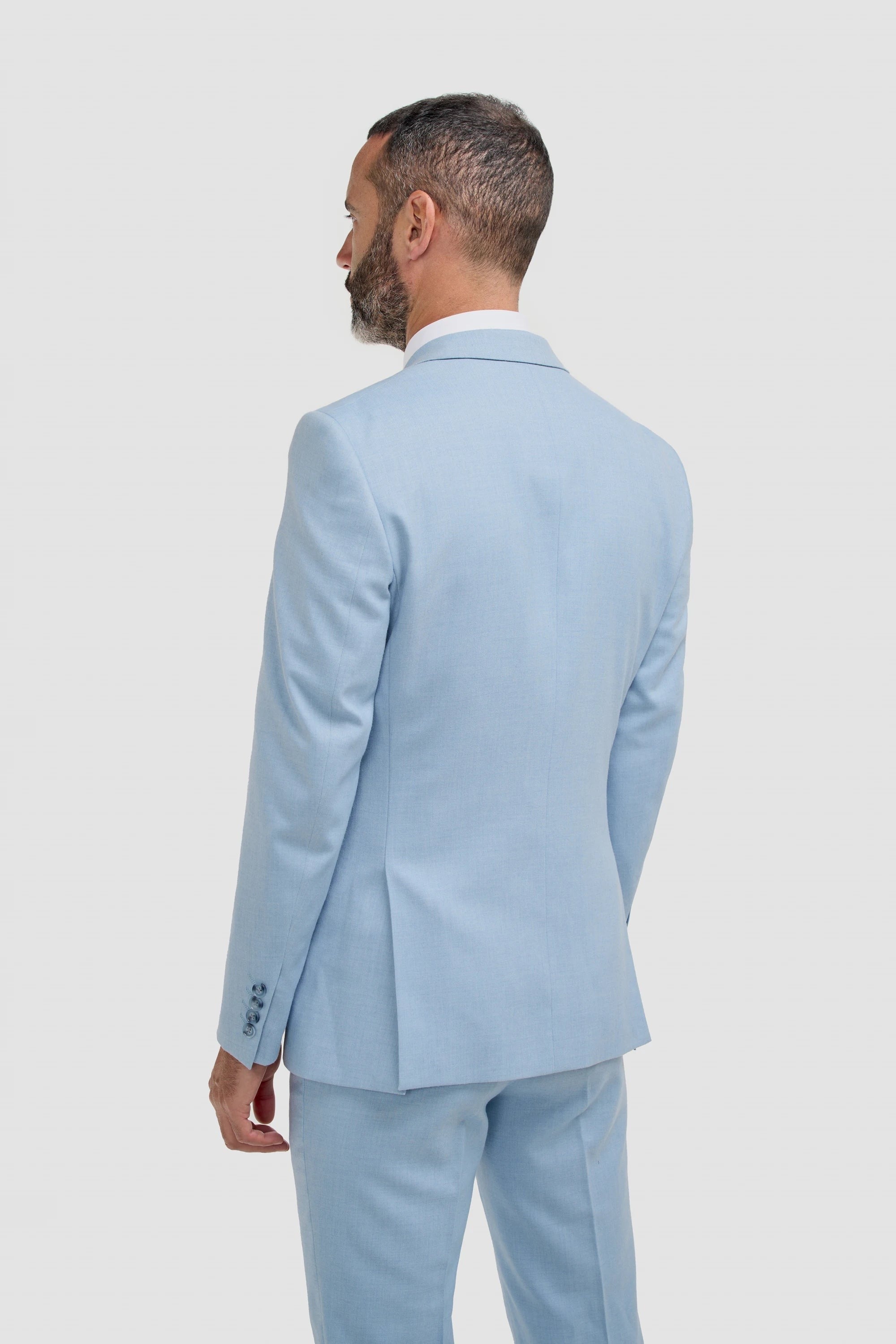 Malibu – Herrenblazer in Himmelblau