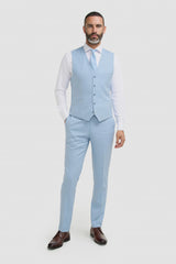 Malibu - Herrenweste in Himmelblau