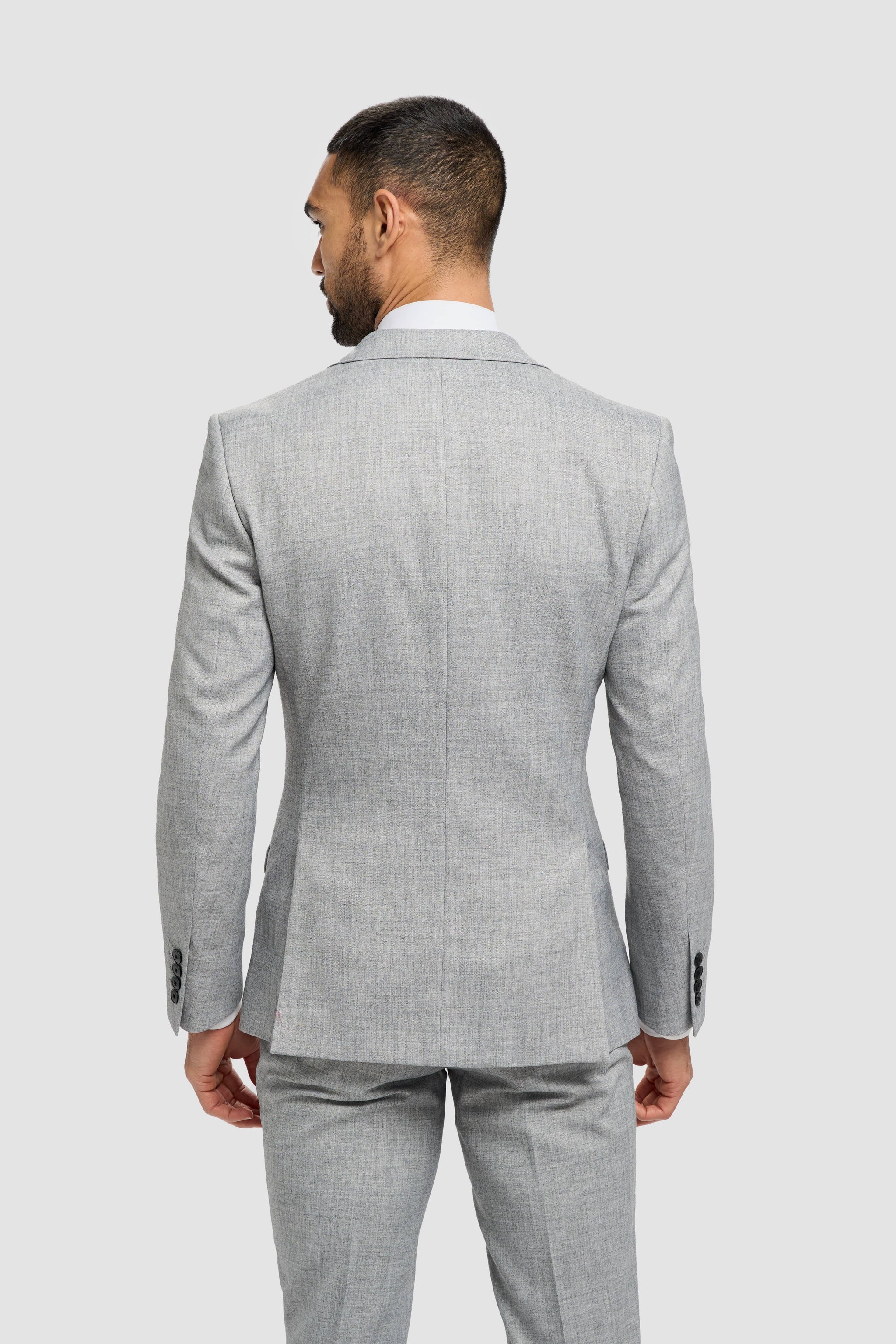 Malibu - Men's Grey 3 Piece Tailored Fit Suit