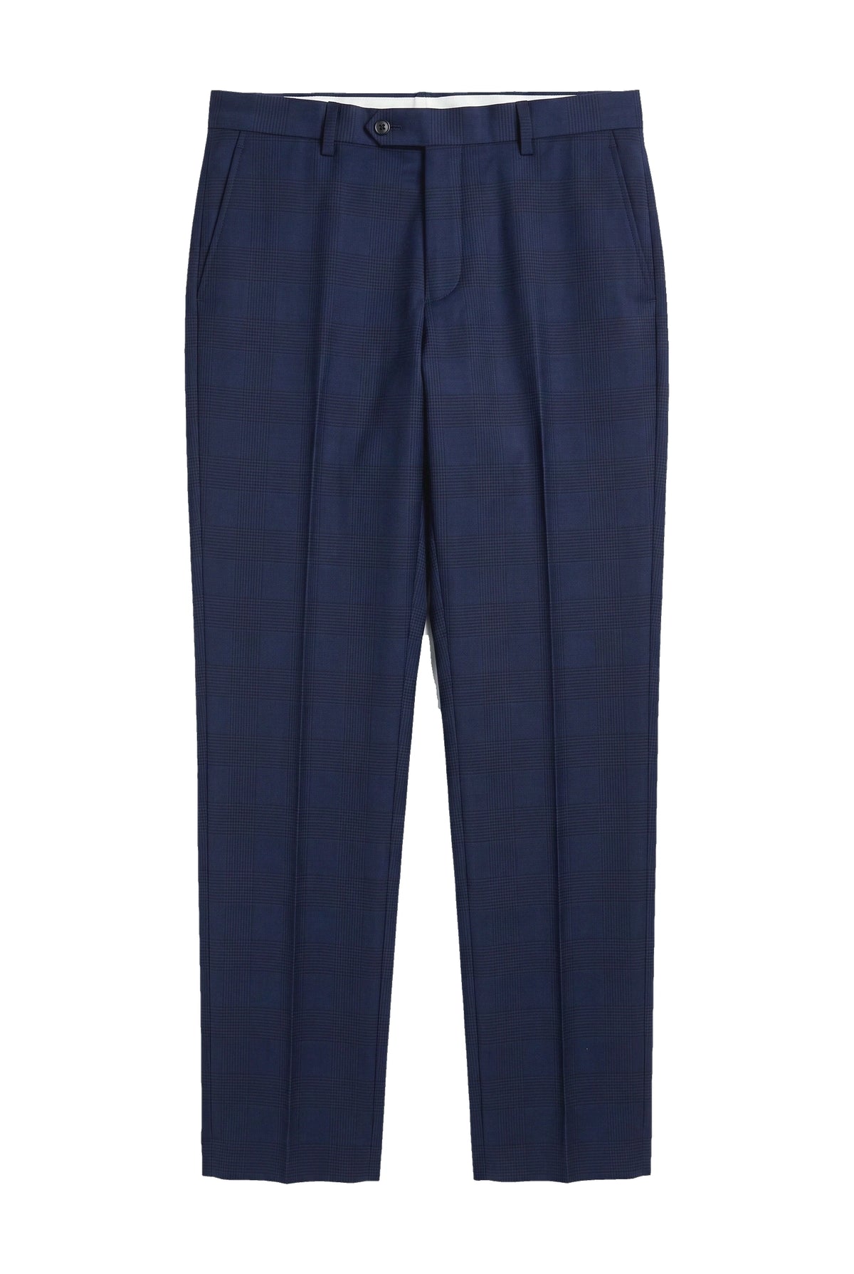 Mark - Marineblaue karierte Hose für Herren