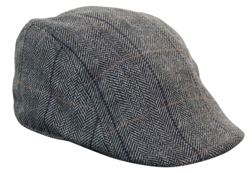 Marc Darcy DX7 Mens Tweed Vintage Retro Grandad Flat Caps Hats Peaky Blinders Check Classic