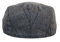 Marc Darcy DX7 Mens Tweed Vintage Retro Grandad Flat Caps Hats Peaky Blinders Check Classic