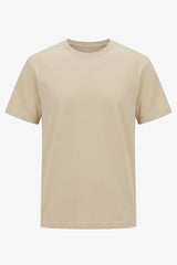 Beige Herren-T-Shirt aus klassischem Baumwollmischgewebe