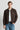 Braune, minimalistische, elegante Bomberjacke für Herren