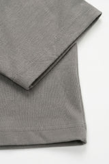 Klassisches Herren-T-Shirt aus Baumwollmischgewebe in Anthrazit