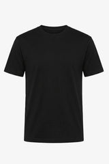 Klassisches schwarzes Herren-T-Shirt aus Baumwolle