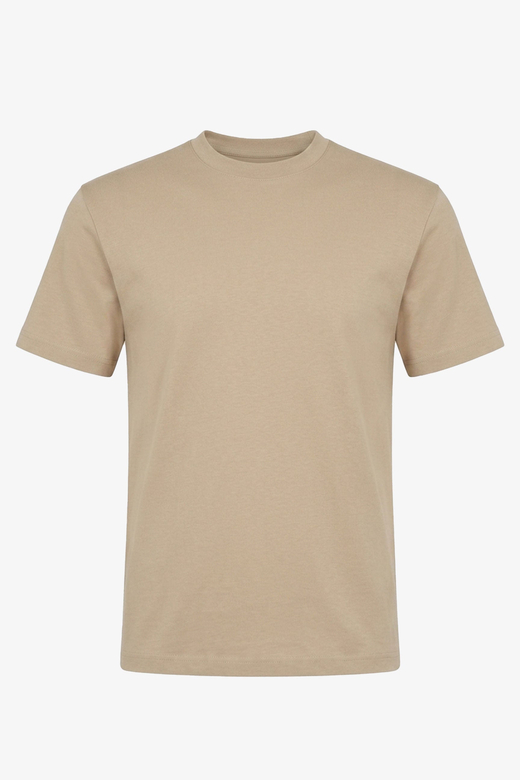 Klassisches braunes Herren-T-Shirt aus Baumwolle