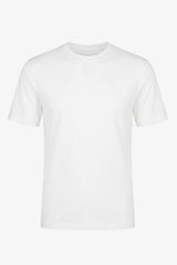 Klassisches cremeweißes Herren-T-Shirt aus Baumwolle