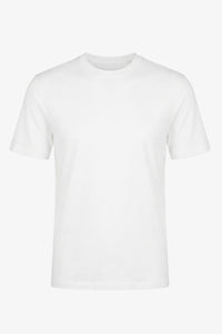 Klassisches cremeweißes Herren-T-Shirt aus Baumwolle