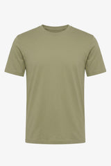 Klassisches olivgrünes Baumwoll-T-Shirt für Herren