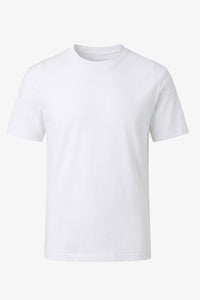 Klassisches weißes Herren-T-Shirt aus Baumwolle