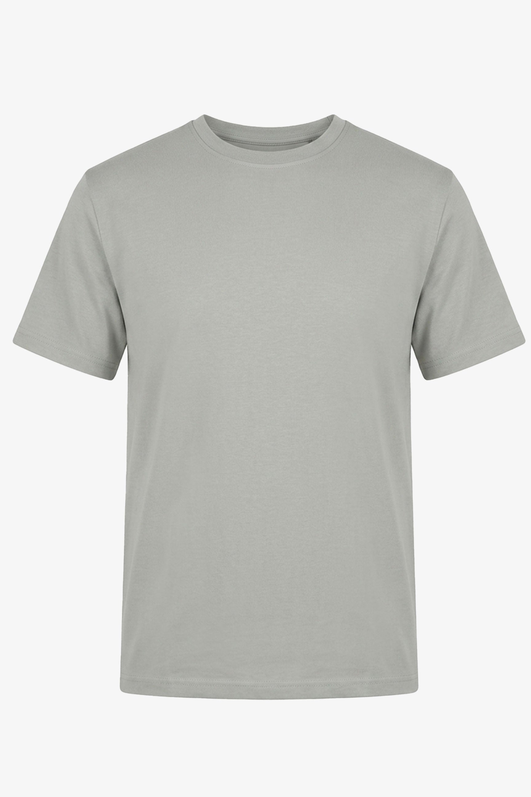 Graues Herren-T-Shirt aus klassischer Baumwollmischung