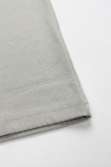 Graues Herren-T-Shirt aus klassischer Baumwollmischung